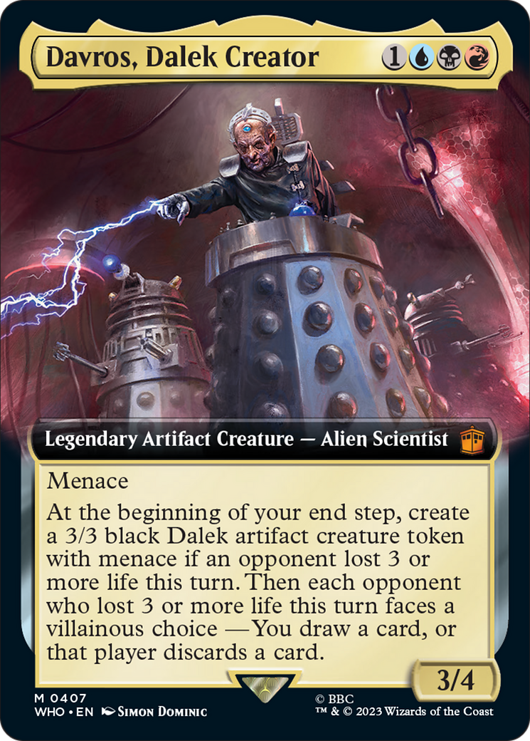 Davros, Dalek Creator (Extended Art) [Doctor Who] | The Gaming-Verse