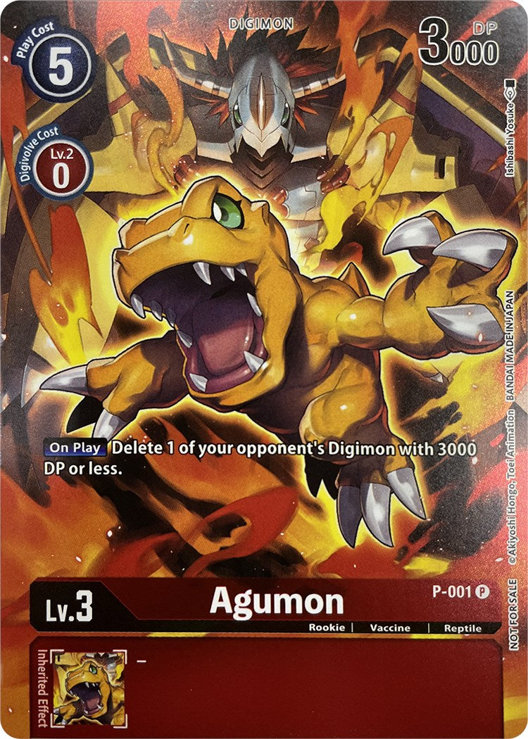 Agumon [P-001] (Tamer's Evolution Box 2) [Promotional Cards] | The Gaming-Verse