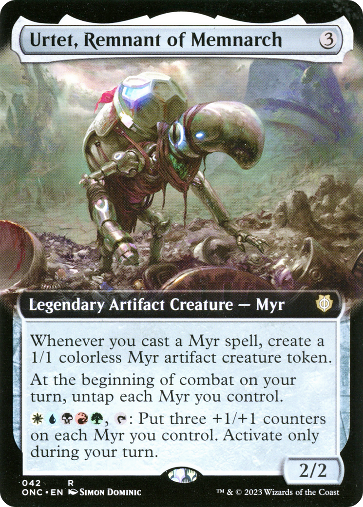 Urtet, Remnant of Memnarch (Extended Art) [Phyrexia: All Will Be One Commander] | The Gaming-Verse