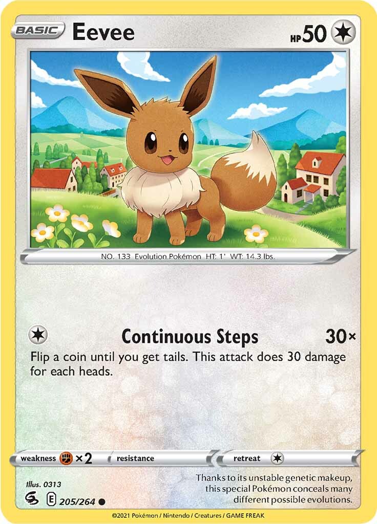 Eevee (205/264) [Sword & Shield: Fusion Strike] | The Gaming-Verse