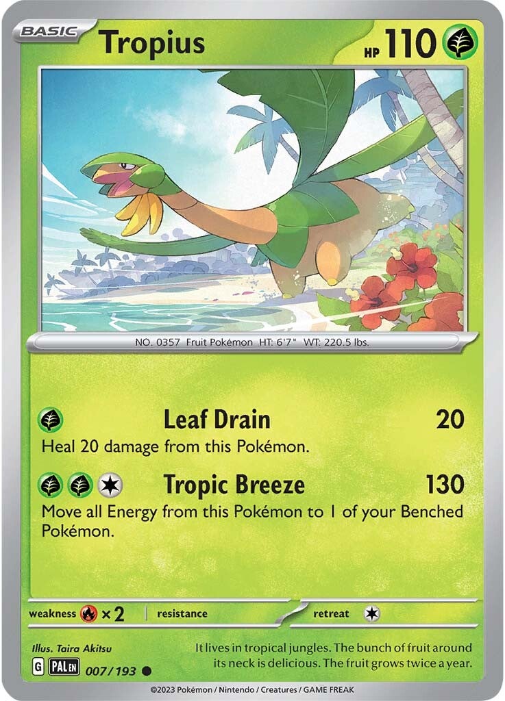 Tropius (007/193) [Scarlet & Violet: Paldea Evolved] | The Gaming-Verse