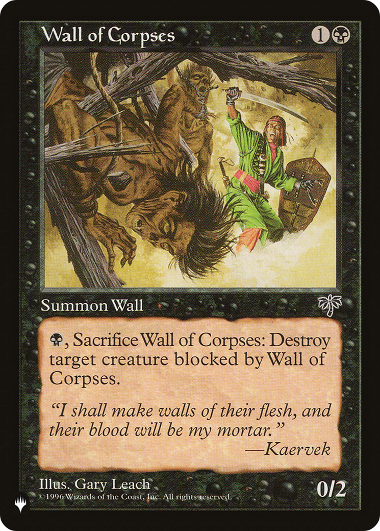 Wall of Corpses [The List Reprints] | The Gaming-Verse