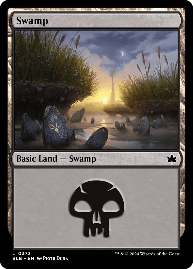 Swamp (0373) [Bloomburrow] | The Gaming-Verse