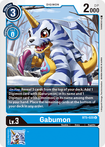 Gabumon [BT5-020] [Battle of Omni] | The Gaming-Verse