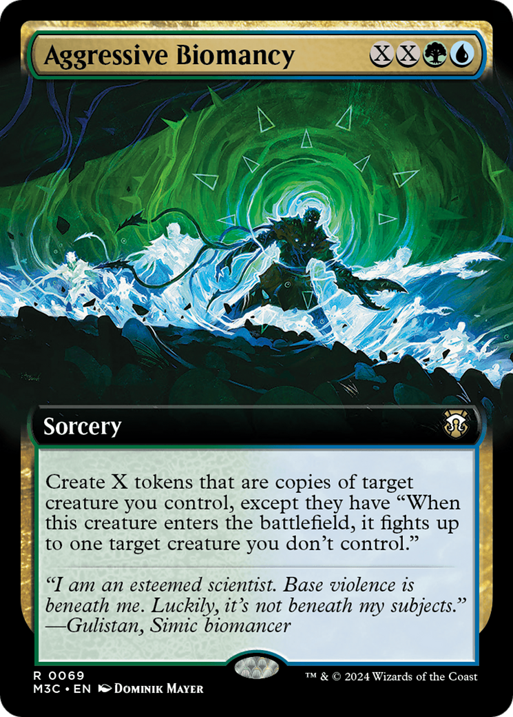 Aggressive Biomancy (Extended Art) [Modern Horizons 3 Commander] | The Gaming-Verse