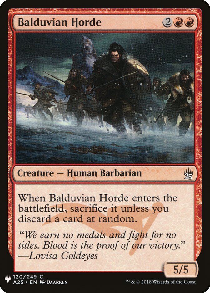 Balduvian Horde [Mystery Booster] | The Gaming-Verse