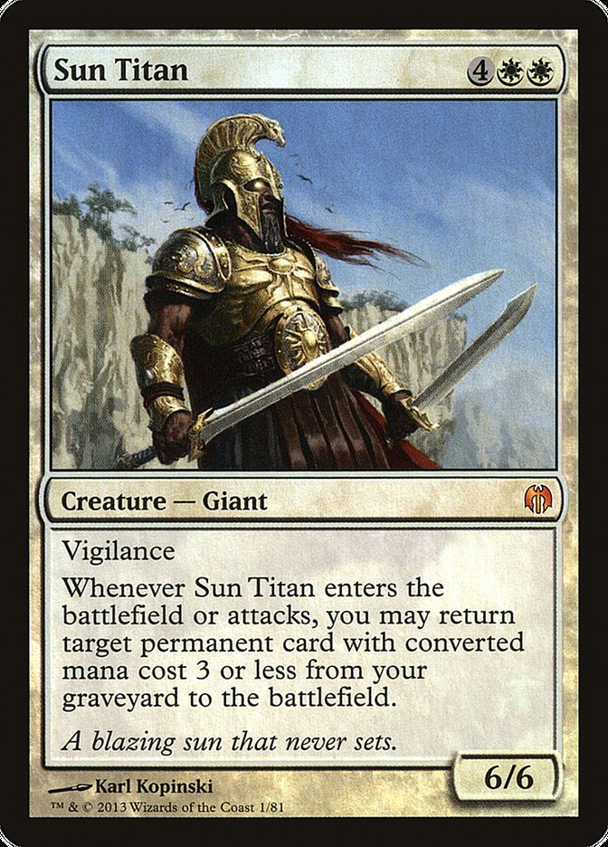 Sun Titan [Duel Decks: Heroes vs. Monsters] | The Gaming-Verse