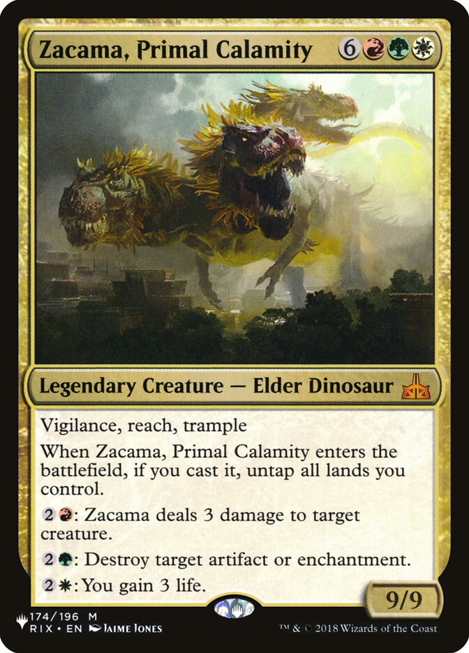 Zacama, Primal Calamity [The List] | The Gaming-Verse