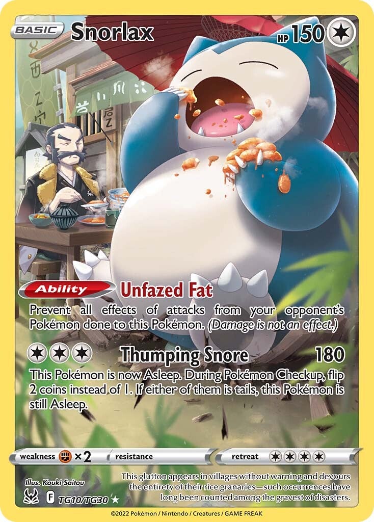 Snorlax (TG10/TG30) [Sword & Shield: Lost Origin] | The Gaming-Verse