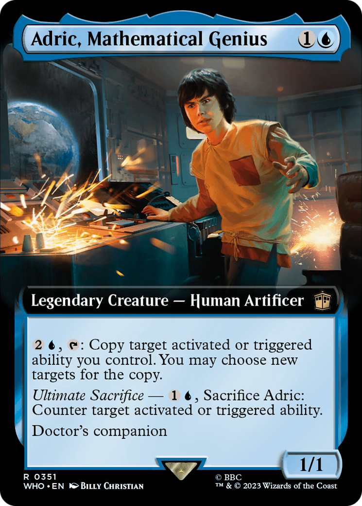 Adric, Mathematical Genius (Extended Art) [Doctor Who] | The Gaming-Verse