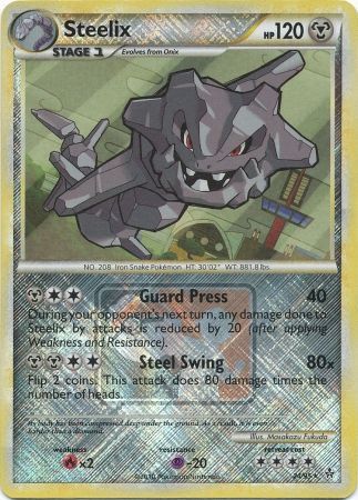 Steelix (24/95) (League Promo) [HeartGold & SoulSilver: Unleashed] | The Gaming-Verse