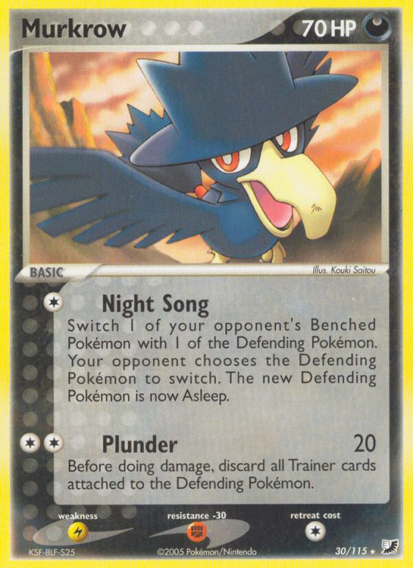 Murkrow (30/115) [EX: Unseen Forces] | The Gaming-Verse