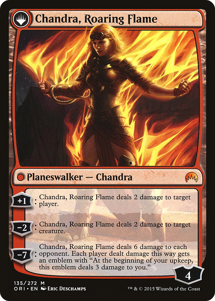 Chandra, Fire of Kaladesh // Chandra, Roaring Flame [Secret Lair: From Cute to Brute] | The Gaming-Verse