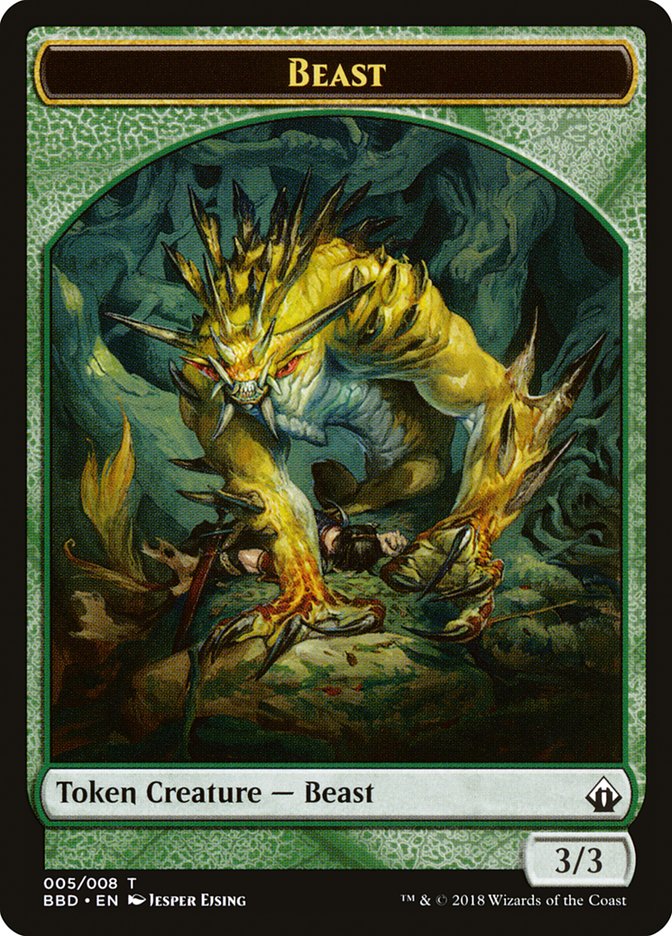 Beast Token [Battlebond Tokens] | The Gaming-Verse