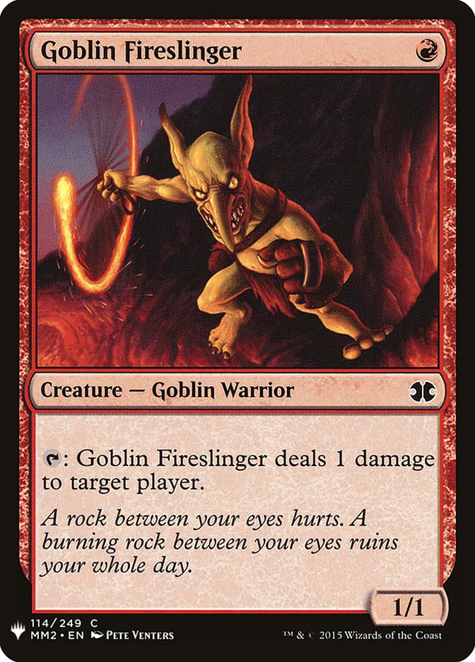 Goblin Fireslinger [Mystery Booster] | The Gaming-Verse