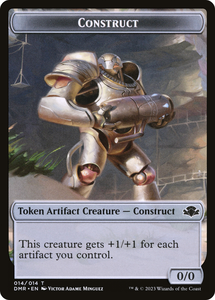 Construct Token [Dominaria Remastered Tokens] | The Gaming-Verse