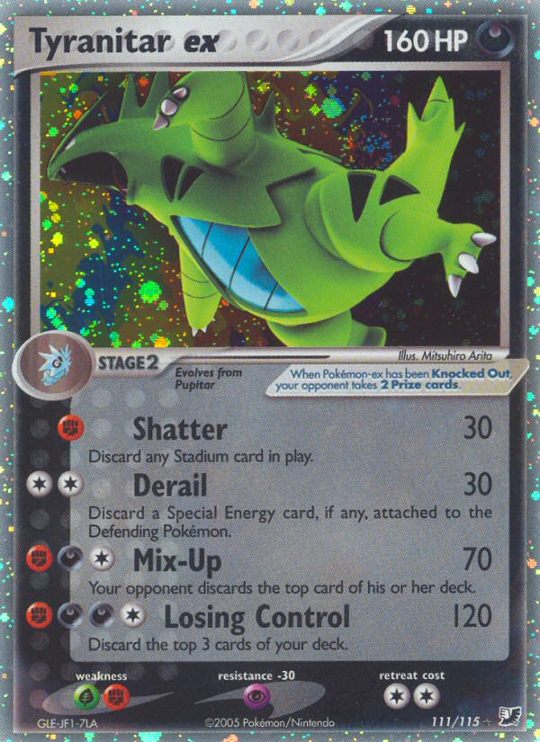 Tyranitar ex (111/115) [EX: Unseen Forces] | The Gaming-Verse