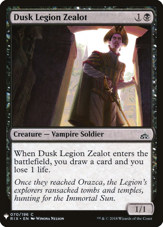 Dusk Legion Zealot [Mystery Booster] | The Gaming-Verse