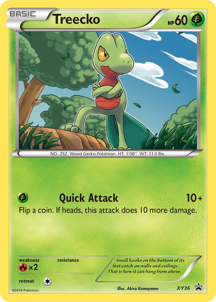 Treecko (XY36) [XY: Black Star Promos] | The Gaming-Verse