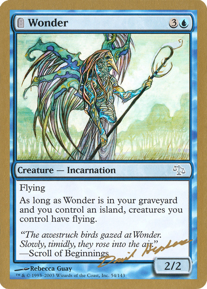 Wonder (Dave Humpherys) [World Championship Decks 2003] | The Gaming-Verse