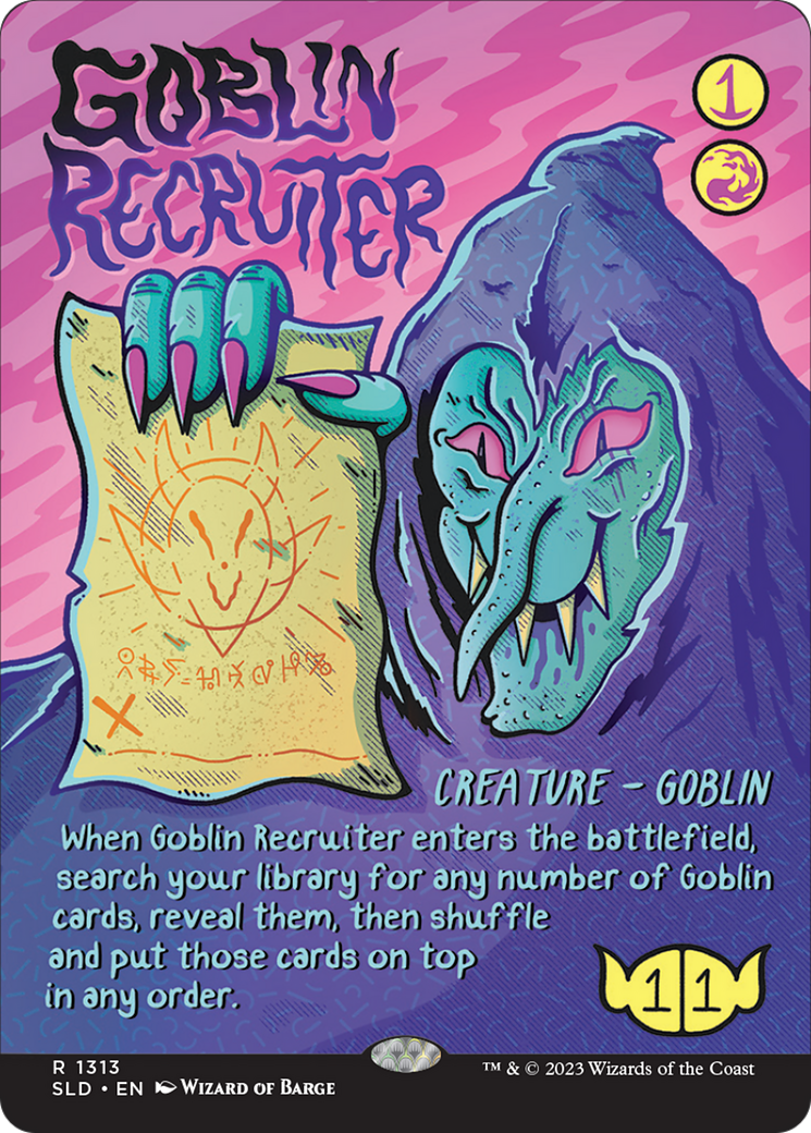 Goblin Recruiter (Rainbow Foil) [Secret Lair Drop Series] | The Gaming-Verse