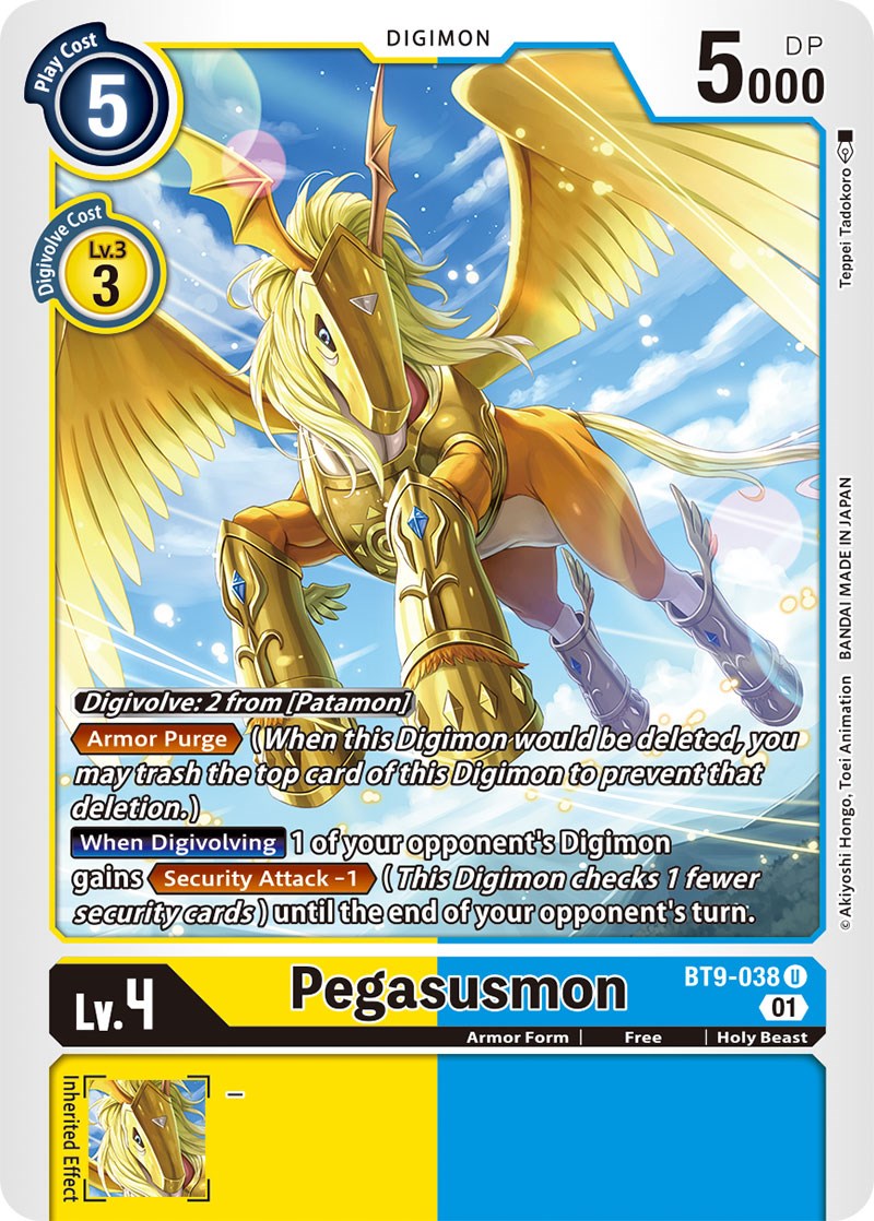 Pegasusmon [BT9-038] [X Record] | The Gaming-Verse