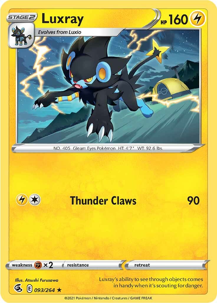 Luxray (093/264) [Sword & Shield: Fusion Strike] | The Gaming-Verse