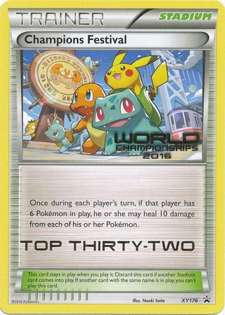 Champions Festival 2016 Top Thirty Two (XY176) [XY: Black Star Promos] | The Gaming-Verse