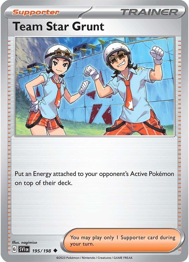 Team Star Grunt (195/198) [Scarlet & Violet: Base Set] | The Gaming-Verse