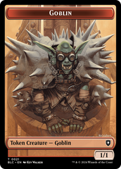 Illusion // Goblin Double-Sided Token [Bloomburrow Commander Tokens] | The Gaming-Verse