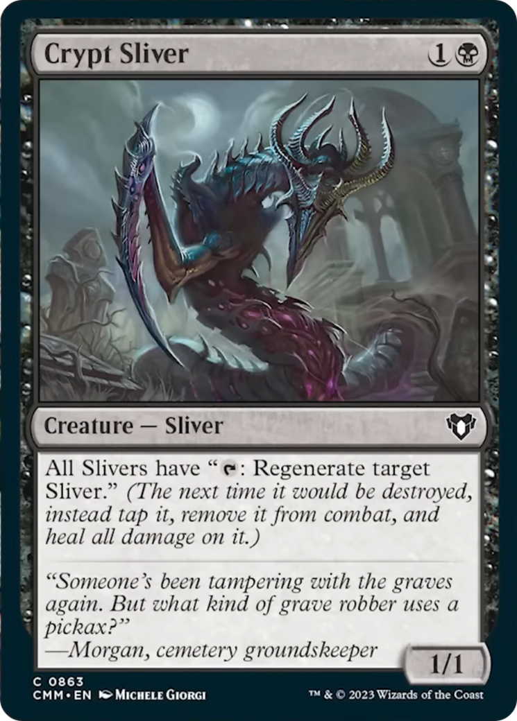 Crypt Sliver [Commander Masters] | The Gaming-Verse