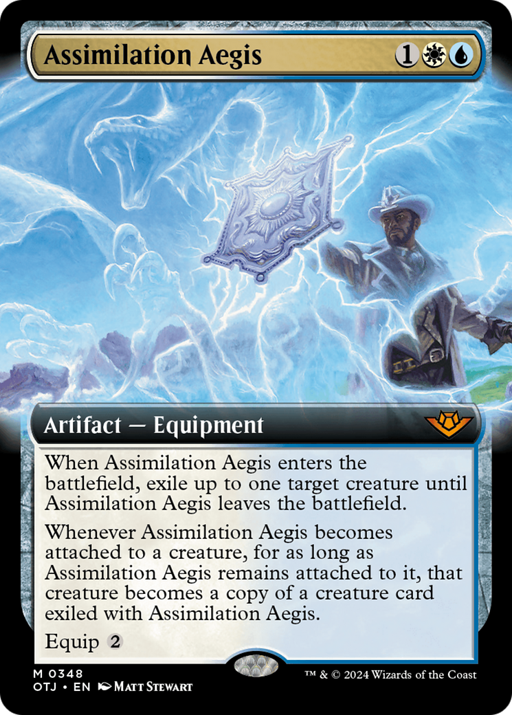 Assimilation Aegis (Extended Art) [Outlaws of Thunder Junction] | The Gaming-Verse