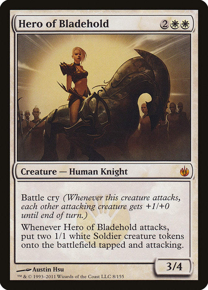 Hero of Bladehold (Oversized) [Oversize Cards] | The Gaming-Verse