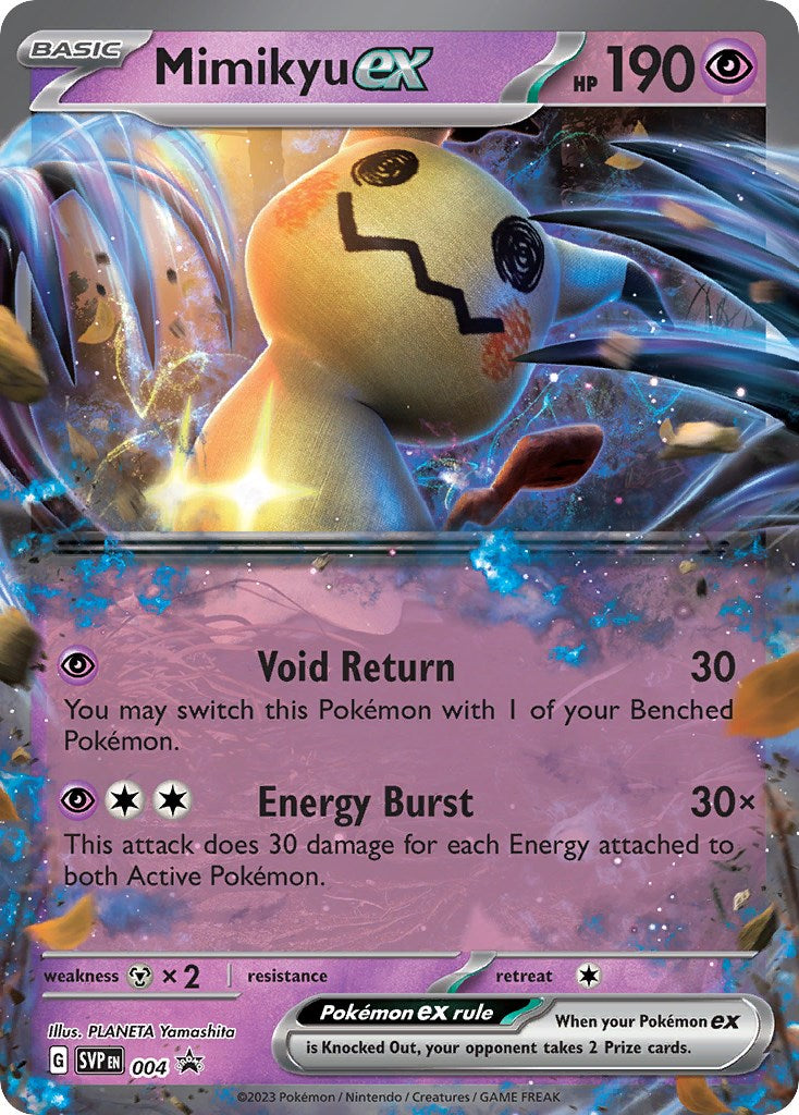 Mimikyu ex (004) (Jumbo Card) [Scarlet & Violet: Black Star Promos] | The Gaming-Verse