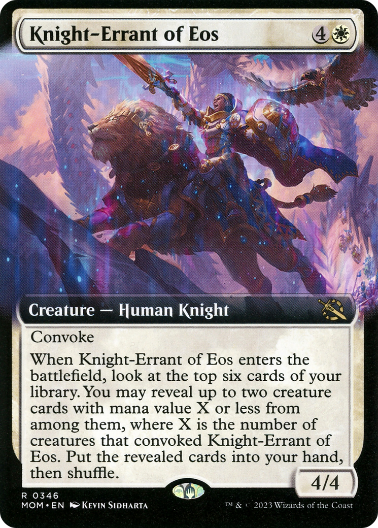 Knight-Errant of Eos (Extended Art) [March of the Machine] | The Gaming-Verse