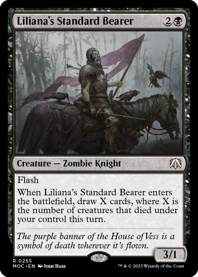 Liliana's Standard Bearer [March of the Machine Commander] | The Gaming-Verse