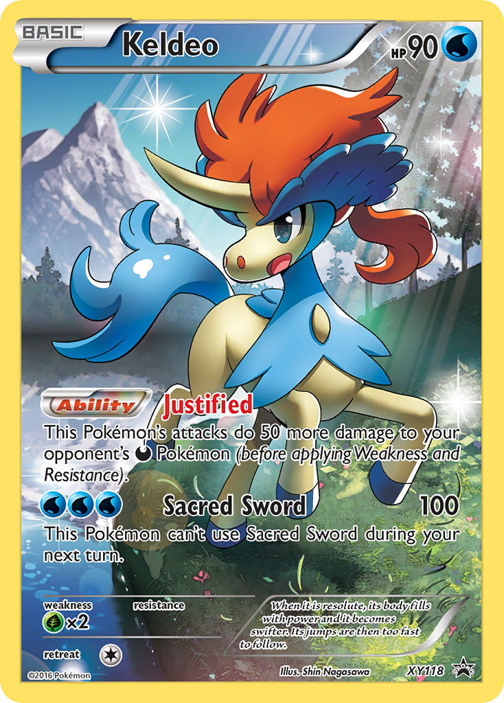 Keldeo (XY118) [XY: Black Star Promos] | The Gaming-Verse