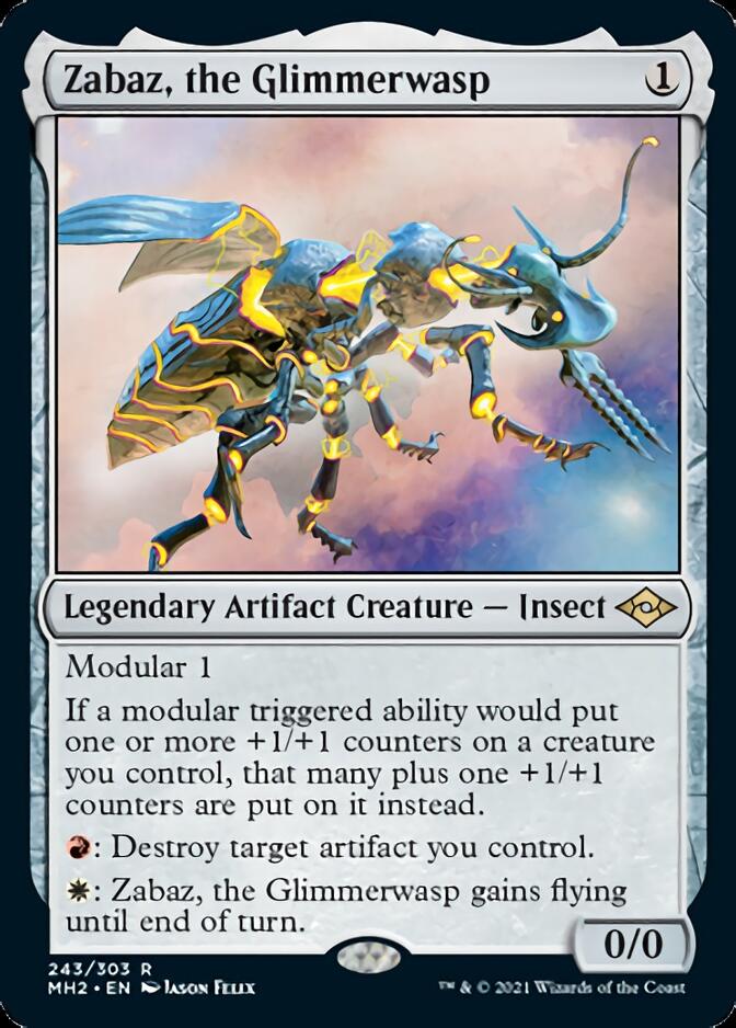 Zabaz, the Glimmerwasp [Modern Horizons 2] | The Gaming-Verse