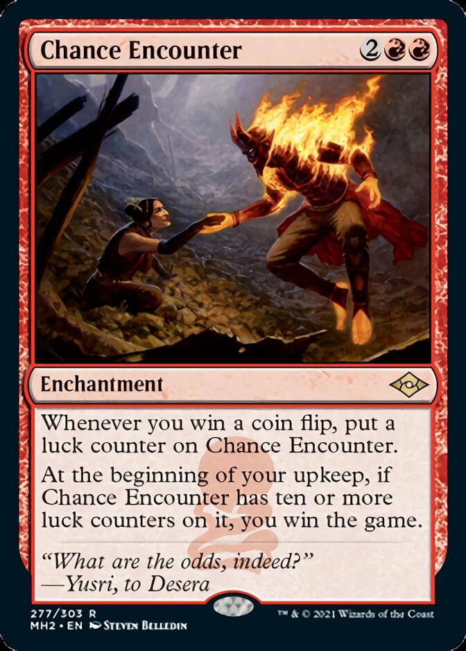 Chance Encounter (Foil Etched) [Modern Horizons] | The Gaming-Verse