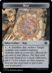 Map // Fungus Double-Sided Token [The Lost Caverns of Ixalan Tokens] | The Gaming-Verse