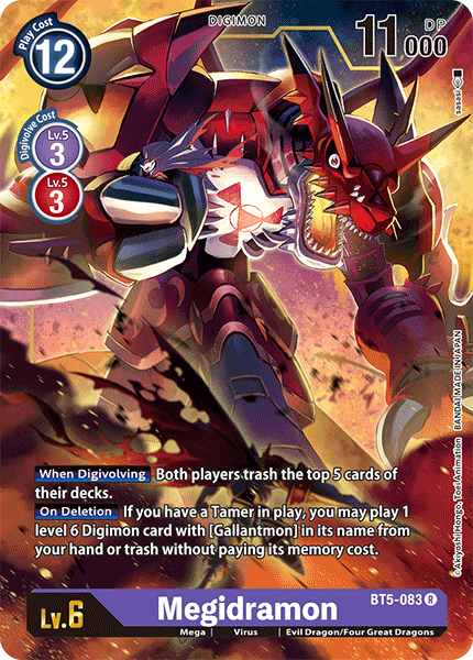 Megidramon [BT5-083] [Battle of Omni] | The Gaming-Verse