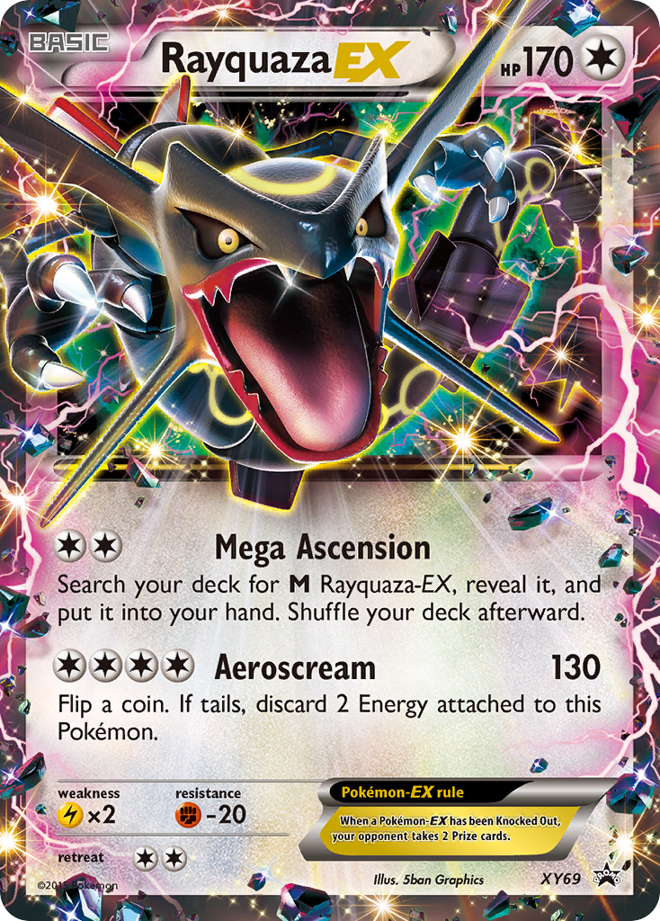 Rayquaza EX (XY69) (Shiny) [XY: Black Star Promos] | The Gaming-Verse