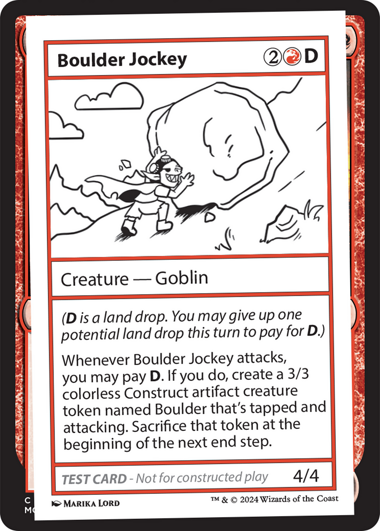 Boulder Jockey [Mystery Booster 2 Playtest Cards] | The Gaming-Verse