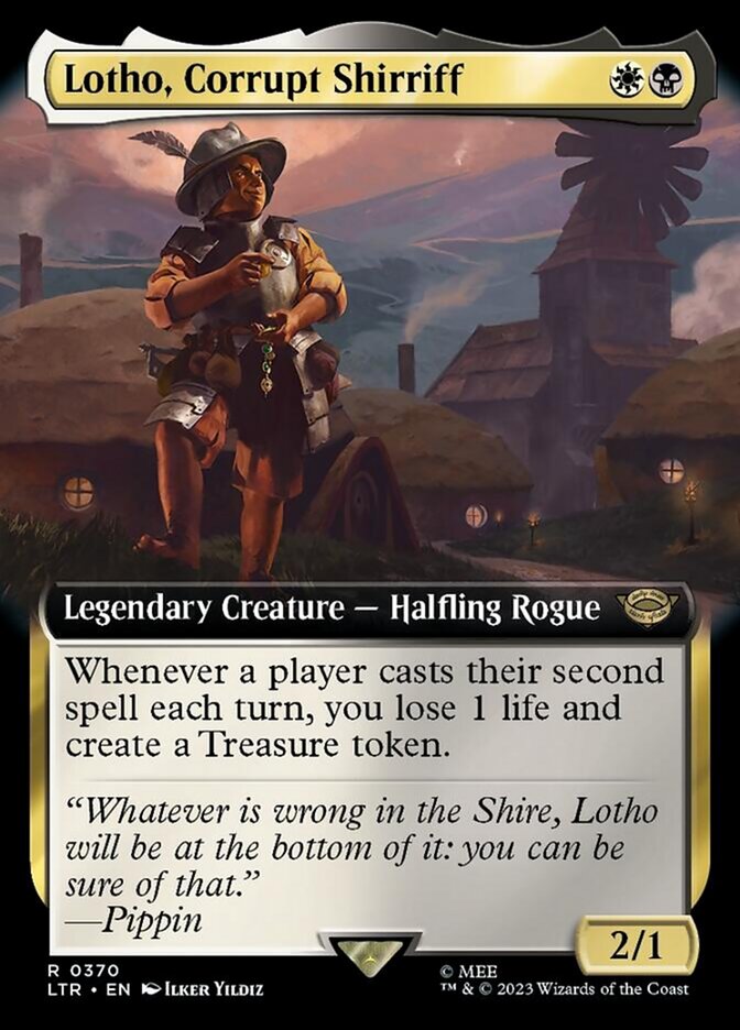 Lotho, Corrupt Shirriff (Extended Art) [The Lord of the Rings: Tales of Middle-Earth] | The Gaming-Verse