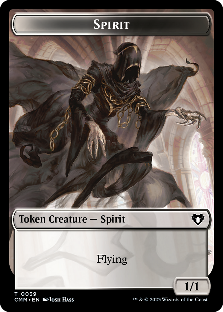 Spirit // Eldrazi Scion Double-Sided Token [Commander Masters Tokens] | The Gaming-Verse