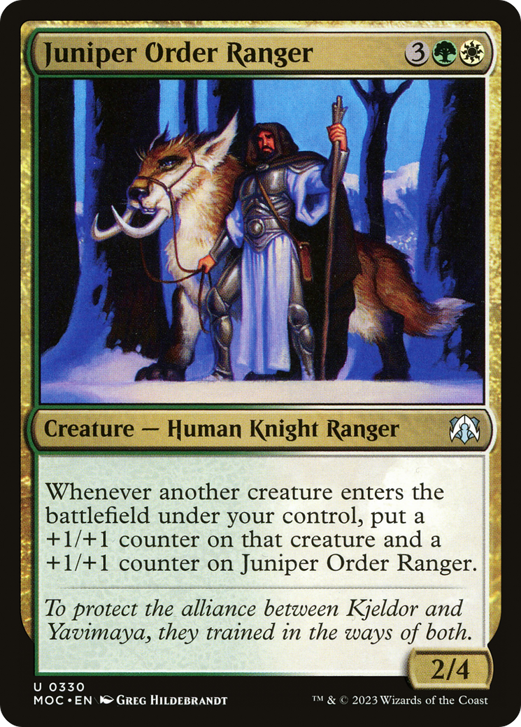 Juniper Order Ranger [March of the Machine Commander] | The Gaming-Verse