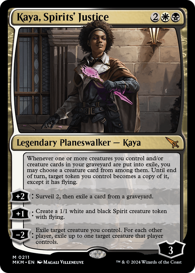 Kaya, Spirits' Justice [Murders at Karlov Manor] | The Gaming-Verse