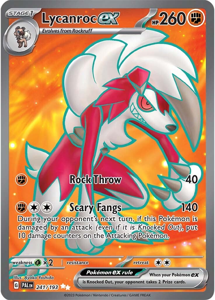 Lycanroc ex (241/193) [Scarlet & Violet: Paldea Evolved] | The Gaming-Verse