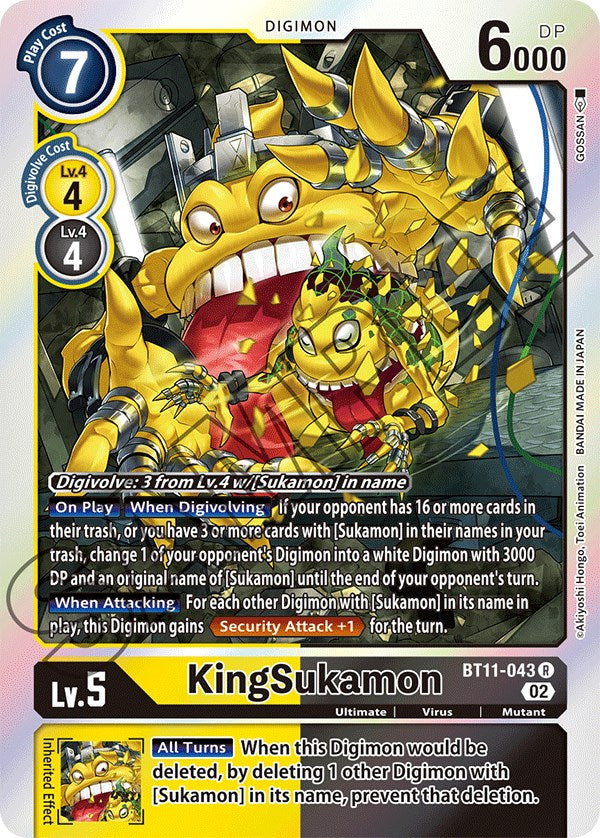 KingSukamon [BT11-043] [Dimensional Phase] | The Gaming-Verse