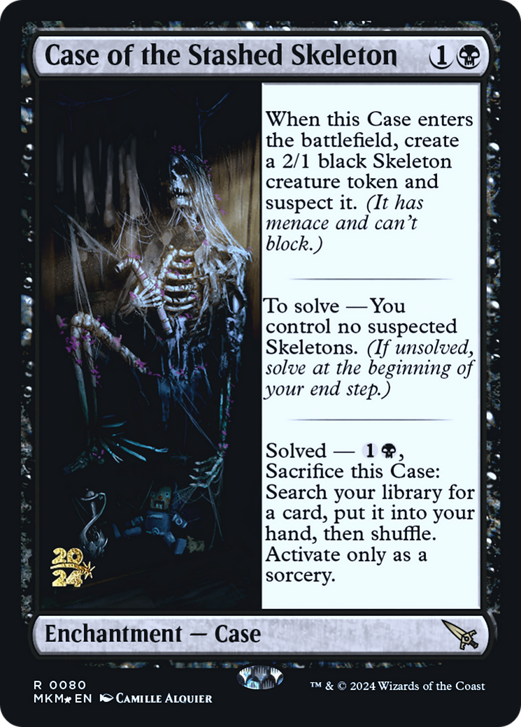 Case of the Stashed Skeleton [Murders at Karlov Manor Prerelease Promos] | The Gaming-Verse